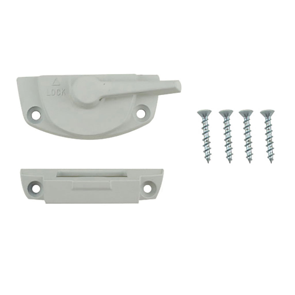 Andersen Tilt-Wash (DC) and Tilt-Wash (TW) Windows - Lock and Keeper Kit - White - Andersen Tilt-Wash (DC) and Tilt-Wash (TW) Windows - Lock and Keeper Kit - White