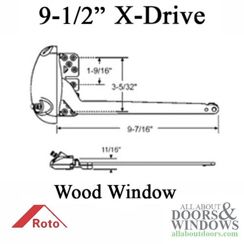 Roto X-Drive 9-1/2