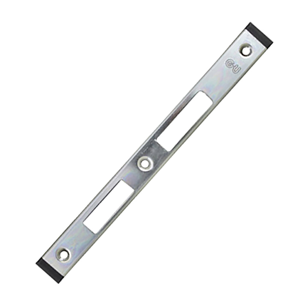 Strike Plate, Raised Latch & Deadbolt,  24mm x 227mm x 6mm - Right - Strike Plate, Raised Latch & Deadbolt,  24mm x 227mm x 6mm - Right