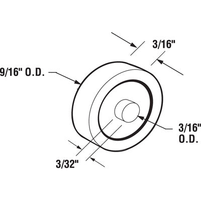 Discontinued - Roller (Flat) - Sliding Windows, Steel Ball Bearing - Discontinued - Roller (Flat) - Sliding Windows, Steel Ball Bearing