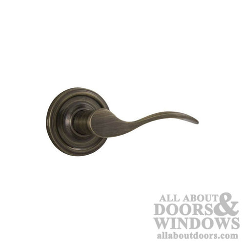 Weslock Bordeau Privacy Door Lever Right Handed Antique Brass Door Handle - Weslock Bordeau Privacy Door Lever Right Handed Antique Brass Door Handle
