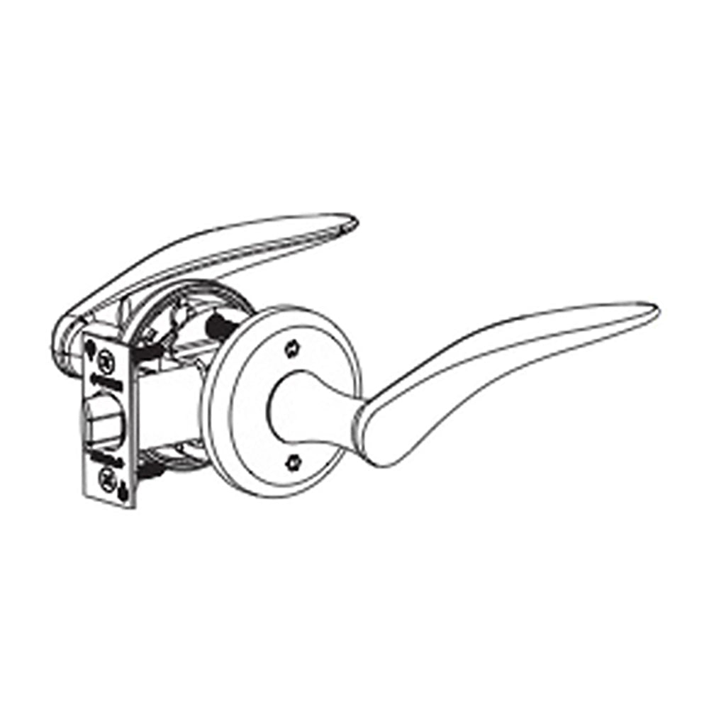 Hoppe HBL Rodos Passage Handleset, 2-3/4 - Oil Rubbed Brass - Hoppe HBL Rodos Passage Handleset, 2-3/4 - Oil Rubbed Brass