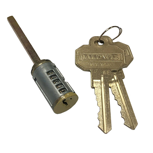 Baldwin Keyed Cylinder for Pella Spiere Handle Set, Kwikset Smart Key - Choose Color