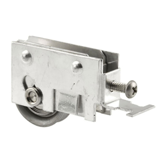 Roller Assembly for Sliding Patio Door with Adjustable Aluminum K Tab Housing 1.25 Inch Steel Ball Bearing Wheel Diameter