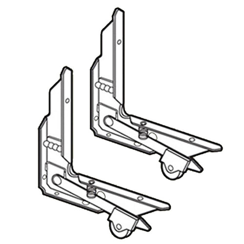 DISCONTINUED Right & Left Corner Insert Roller Assembly w/ 1 in Nylon Wheel for Sliding Screen Door - DISCONTINUED Right & Left Corner Insert Roller Assembly w/ 1 in Nylon Wheel for Sliding Screen Door