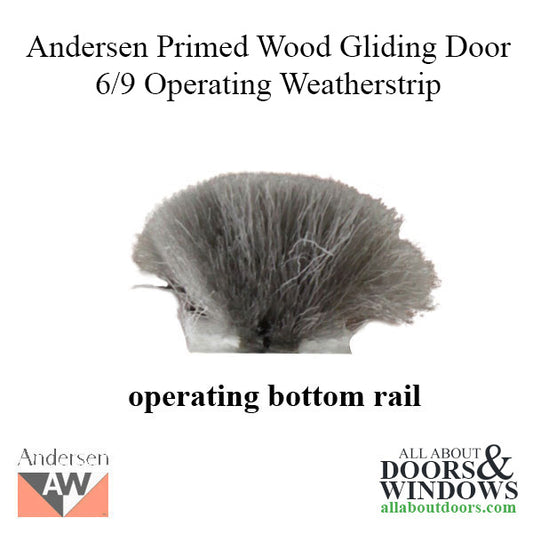 Andersen Primed wood Gliding Door 6/9 Operating Weatherstrip