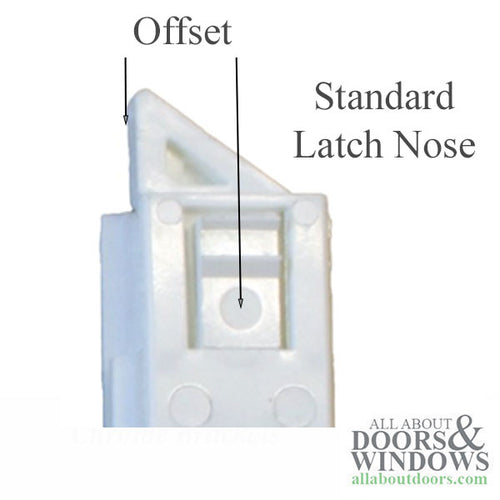 Sightline Tilt-in window Latch, Slide-In Plastic, Pairs - White - Sightline Tilt-in window Latch, Slide-In Plastic, Pairs - White