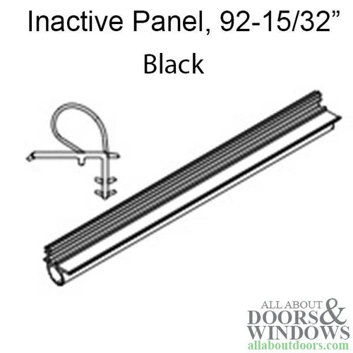 Marvin Inactive Panel V780 Stile Weatherstrip Black - Marvin Inactive Panel V780 Stile Weatherstrip Black