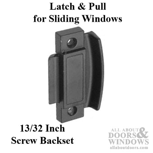 Latch and Pull - Vinyl and Aluminum Hardware, Diecast - Black