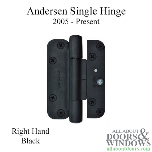 Andersen Single Hinge, Left Hand (2005-Present) - Black