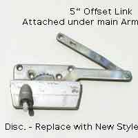 Weathershield  Operator, Offset Link, Split Arm, LH Gold - Weathershield  Operator, Offset Link, Split Arm, LH Gold