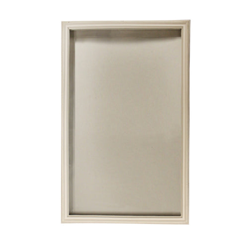 Therma Tru Door Lite Surround with 0.5 Inch Glass 1 Lite and Plastic Frame - Therma Tru Door Lite Surround with 0.5 Inch Glass 1 Lite and Plastic Frame