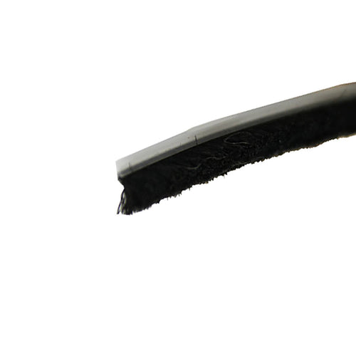 Weatherstrip, Flat Back Pile, .187 T-Backing x .190 Fuzzy Pile, UltraGrip, with Fin - Choose Color - Weatherstrip, Flat Back Pile, .187 T-Backing x .190 Fuzzy Pile, UltraGrip, with Fin - Choose Color