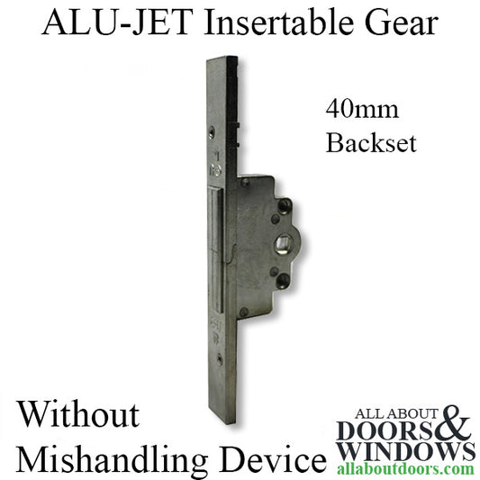 ALU-JET insertable gear without M.D. - 40mm Backset