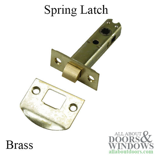 Latch, Passage, 2-3/8" backset, 9/32" Spindle, Square Corners