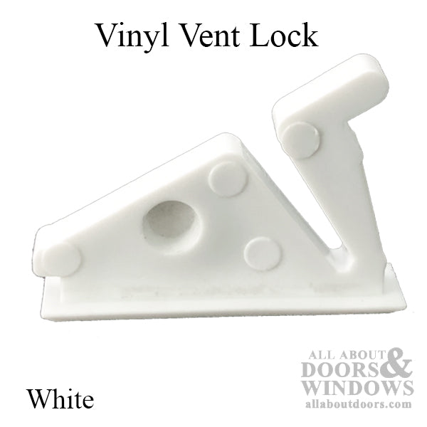 Vent Lock For Double Hung Windows and Single Hung Windows 1.25 Inch Vinyl Lock - Vent Lock For Double Hung Windows and Single Hung Windows 1.25 Inch Vinyl Lock