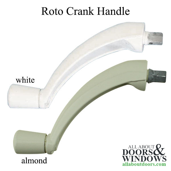 Roto Pro-Drive window operator crank handle, hex spline - Roto Pro-Drive window operator crank handle, hex spline