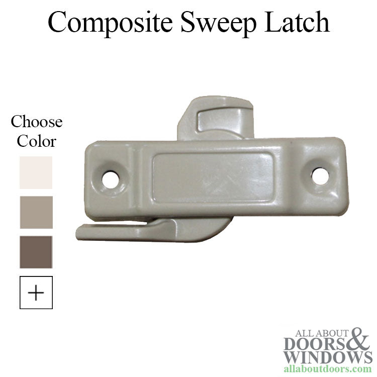 Composite Sweep Latch, 2-1/4 Holes, 7/16