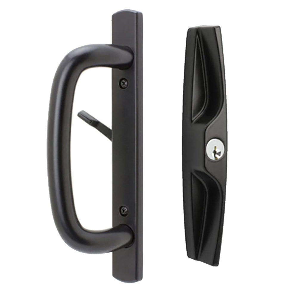 Veranda Keyed Sliding Patio Door Handle Set - Veranda Keyed Sliding Patio Door Handle Set