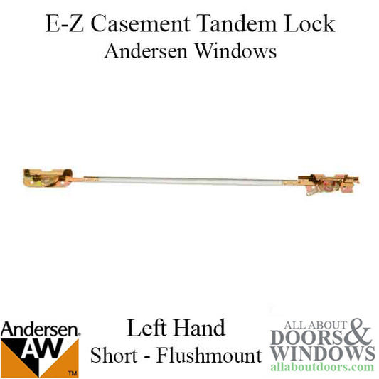 Andersen Window Tandem Lock Flushmount E-Z Casement Short Left Hand