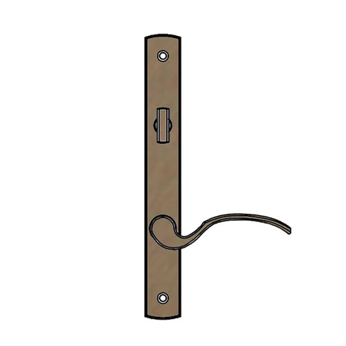 Truth Sentry Lock Handle Set, Traditional, Decorative finish over Brass, Antique Brass - Truth Sentry Lock Handle Set, Traditional, Decorative finish over Brass, Antique Brass