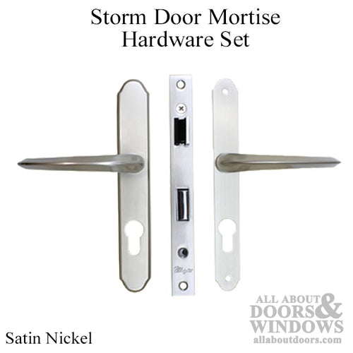Storm Door Mortise Hardware Handle Set - Storm Door Mortise Hardware Handle Set
