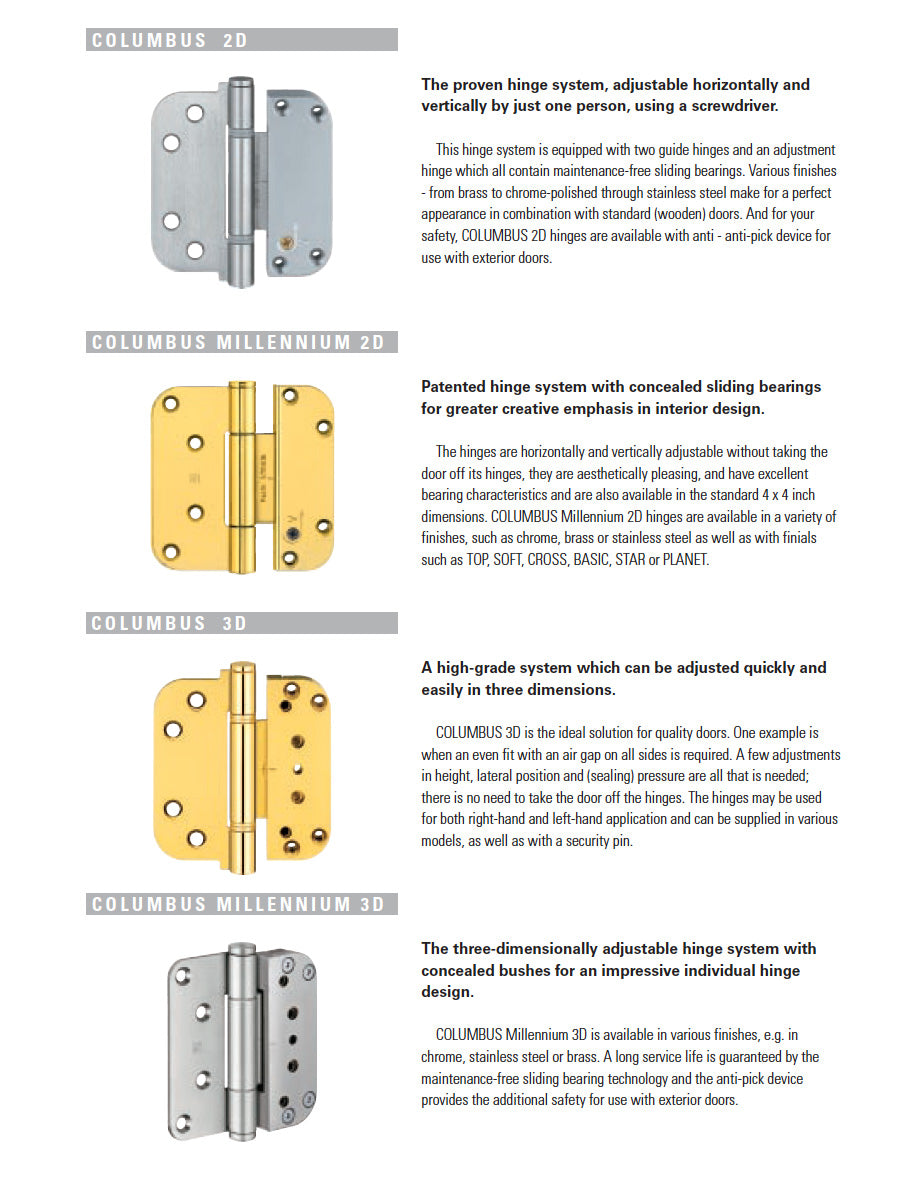 Unavailable - Set Hinge (V), Inswing Fuhr 3-5/8 - Gold Powdercoat - Unavailable - Set Hinge (V), Inswing Fuhr 3-5/8 - Gold Powdercoat