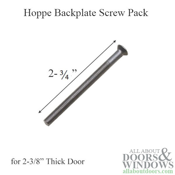 M5 x 70mm, 3 Screw Pack - 2-3/8 Door - Dark Bronze Metallic / Antique Nickel - M5 x 70mm, 3 Screw Pack - 2-3/8 Door - Dark Bronze Metallic / Antique Nickel