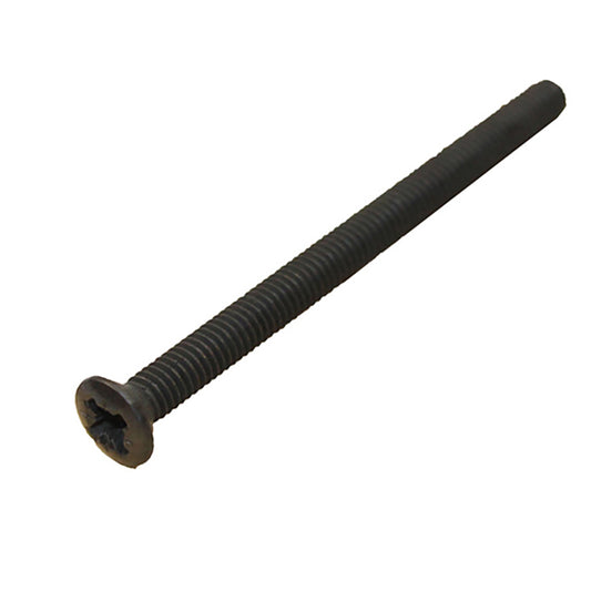 Escutcheon Plate Screw, Old Style 4mm x 56mm - Antique Brass