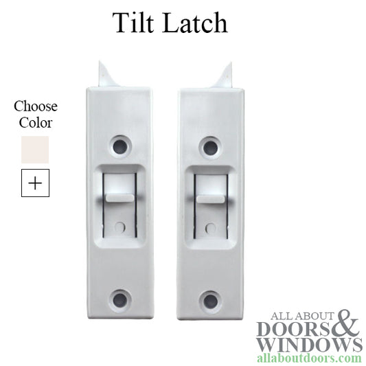 Tilt Latch - Vinyl, White