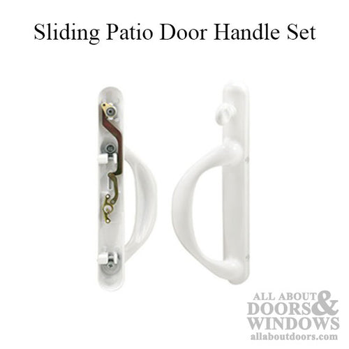Door Handle For Sliding Glass Patio Door Left Handed White Door Handle Set - Door Handle For Sliding Glass Patio Door Left Handed White Door Handle Set