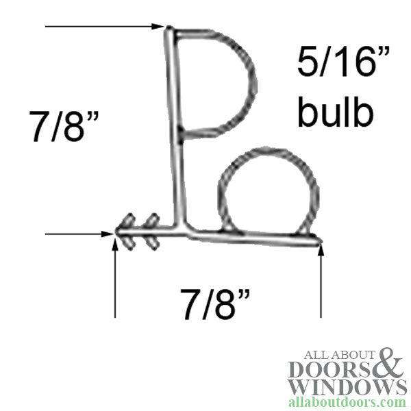 Integrity by Marvin Hinged Door Jamb Weatherstrip V2350 67 23/32