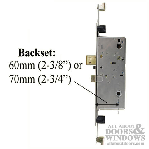 Active Concealed Rod Version 60mm Mortise Lock - Square Face - Active Concealed Rod Version 60mm Mortise Lock - Square Face