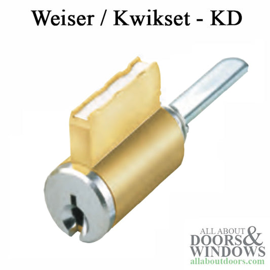 Keyed Knob or Lever Lockset Cylinder with Composite Keyway