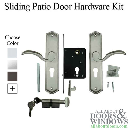 California Classic Sliding Patio Door Hardware Kit Replacement Sliding Door Handle