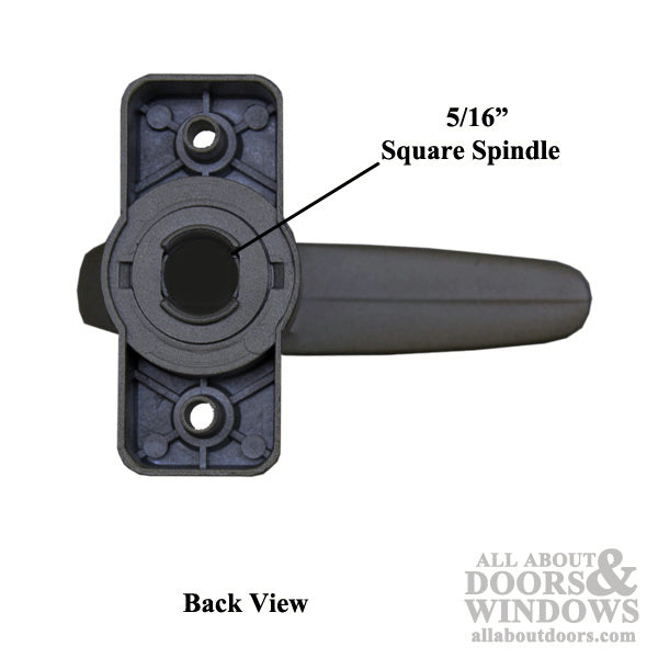 Storm Door Interior Duo Latch Handle for 0.313 Inch Spindle - Storm Door Interior Duo Latch Handle for 0.313 Inch Spindle