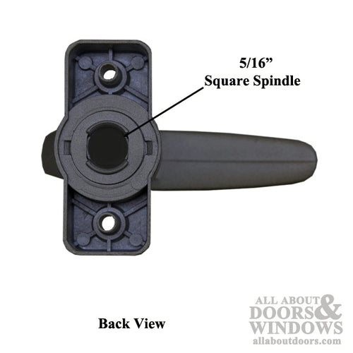 Storm Door Interior Duo Latch Handle for 0.313 Inch Spindle - Storm Door Interior Duo Latch Handle for 0.313 Inch Spindle