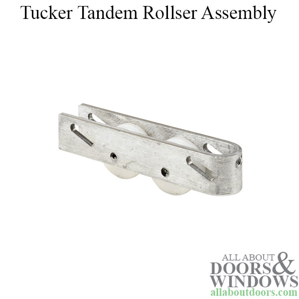 Sliding Door Tandem Roller Assembly with Aluminum Housing 1 Inch Nylon Wheel Diameter - Sliding Door Tandem Roller Assembly with Aluminum Housing 1 Inch Nylon Wheel Diameter