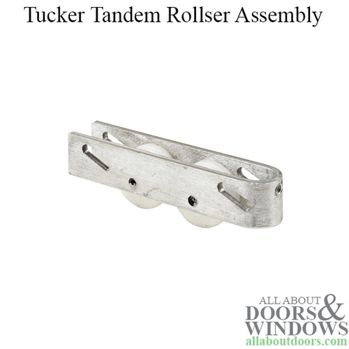 Sliding Door Tandem Roller Assembly with Aluminum Housing 1 Inch Nylon Wheel Diameter - Sliding Door Tandem Roller Assembly with Aluminum Housing 1 Inch Nylon Wheel Diameter