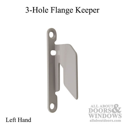 3-Hole Flange Keeper - Left Hand - 3-Hole Flange Keeper - Left Hand