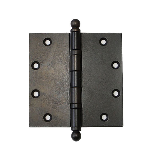 Nobilus 5" x 5" Ball Tip Butt Hinge, Ball Bearing - Dark Bronze