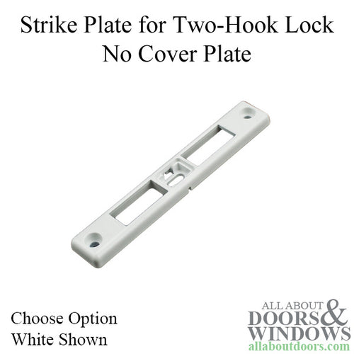 Strike Plate for Classic Series 2 Hook Multi-Point Lock - Choose Color - Strike Plate for Classic Series 2 Hook Multi-Point Lock - Choose Color