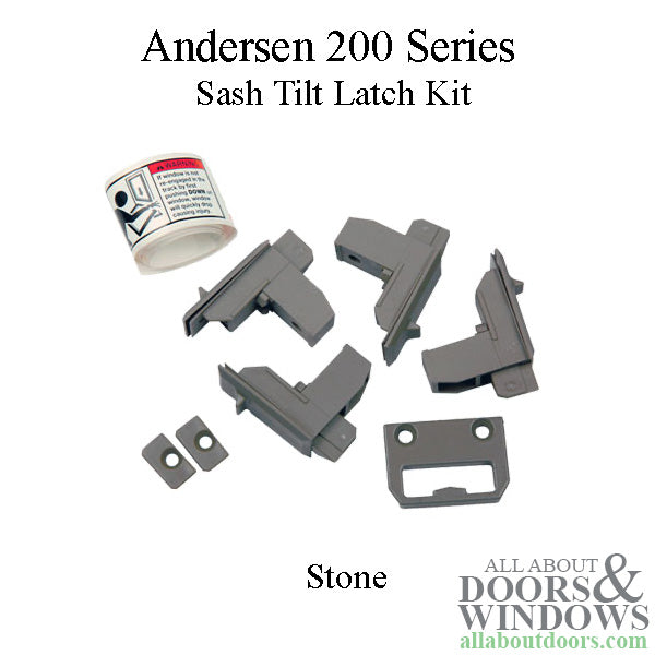 Andersen 200 Series Sash Tilt Latch Kit - Stone - Andersen 200 Series Sash Tilt Latch Kit - Stone