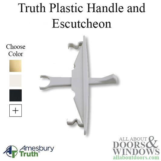 Truth Encore Multi-Point Lock Assembly, Plastic Handle and Escutcheon