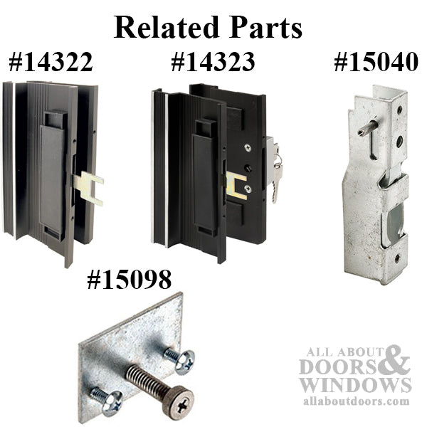Keyed Locking Unit, Sliding Patio Door, Diecast - Zinc - Keyed Locking Unit, Sliding Patio Door, Diecast - Zinc