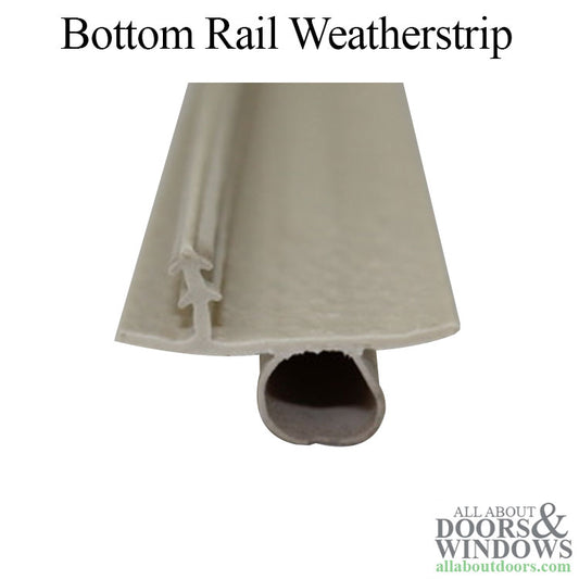 Marvin Single & Double Hung  Bottom Rail Weatherstrip V937  - Beige