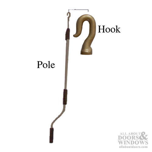 Pella Hook for Skylight Adapter Pole - Copper - Pella Hook for Skylight Adapter Pole - Copper