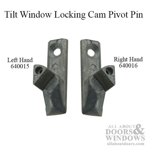 Tilt Window Cam Pivot Pin, Zinc, Right Hand - Mill Finish - Tilt Window Cam Pivot Pin, Zinc, Right Hand - Mill Finish