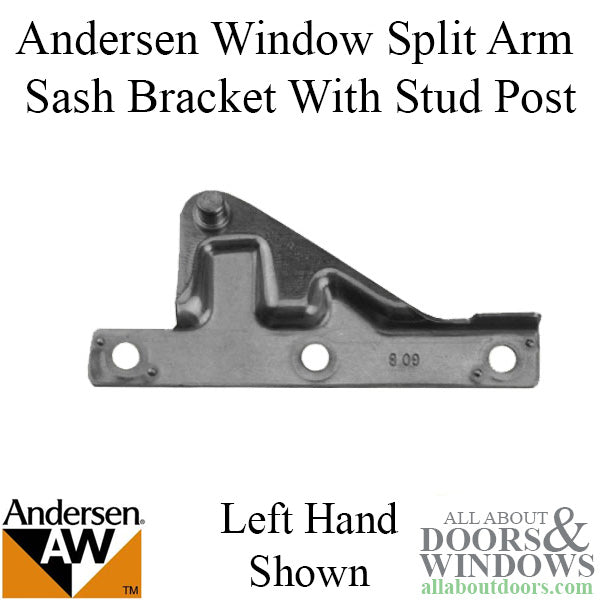 Andersen Bracket With Stud post, Left Hand - Andersen Bracket With Stud post, Left Hand