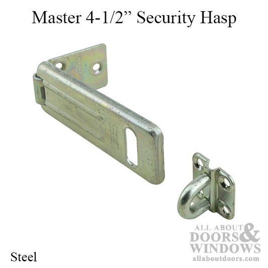 Master Security Hasp, 4-1/2